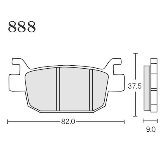 アールケー・ジャパン RK ブレーキパッド 888 FINE ALLOY 55