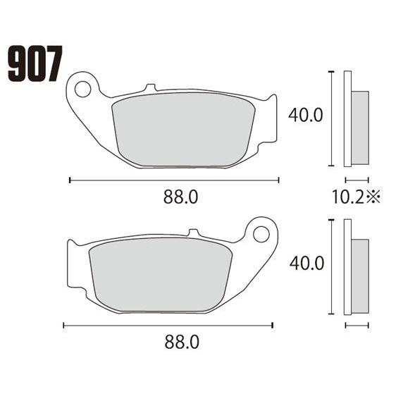 アールケー・ジャパン RK ブレーキパッド 907 FINE ALLOY 55