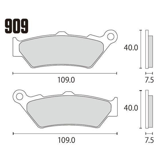 アールケー・ジャパン RK ブレーキパッド 909 FINE ALLOY 55