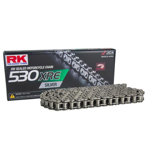 アールケー・ジャパン RK JAPAN ドライブチェーン 530XRE SILVER 110L
