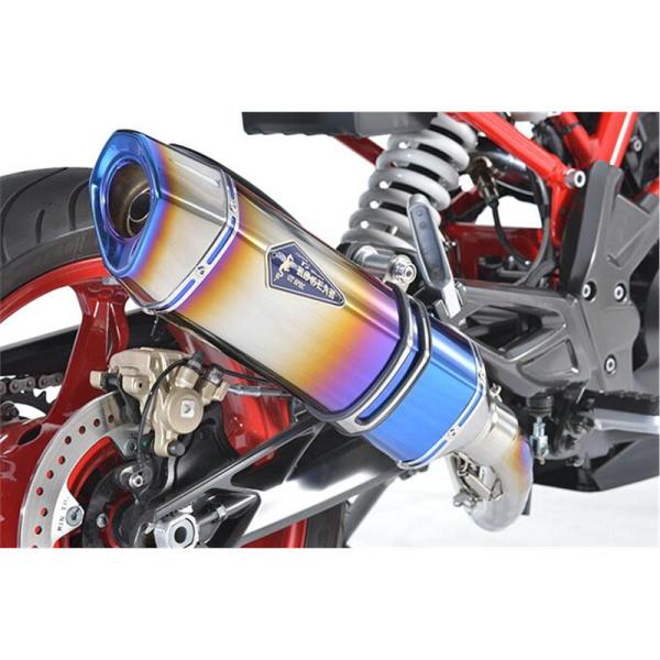 アールズギア r's gear GTスペック フルエキゾースト チタンドラッグブルー G310GS/...