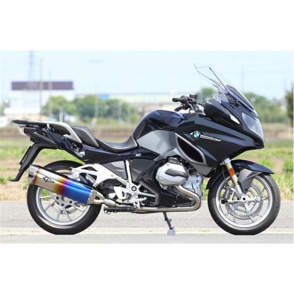 アールズギア r's gear リアルスペック フルエキゾースト シングル チタンドラッグブルー 水...