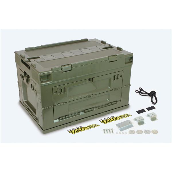 SP武川 キャリアコンテナセット 50L オリーブドラブ CT125(JA55/JA65)