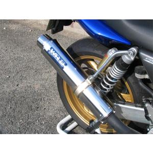 ホンダ　CB400SF/SB JMCA WR'S スリップオンサイレンサー WR'S ダブルアールズ ラウンド ソリッドチタンサイレンサー