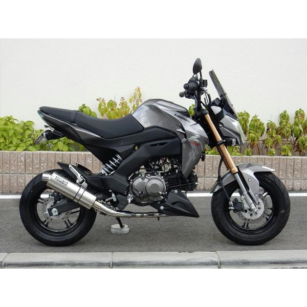 ダブルアールズ WR'S バイク マフラー Z125 PRO (2BJ-BR125H) チタンショー...