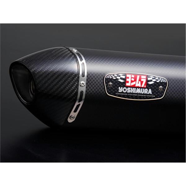 ヨシムラ YOSHIMURA 機械曲R-77Sサイクロン カーボンエンド EXPORT SPEC 政...