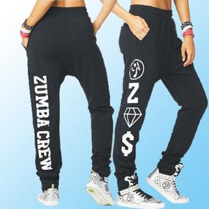 ZUMBA ヨガパンツ ズンバウェア トレーニング フィットネス エアロビクス パンツズボン エアロビクスウェア ランニングウェア  ダンス衣装 男女兼用P169