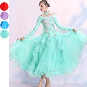 社交ダンスドレス モダンダンス   レッスン着 ラテンダンス