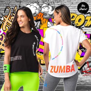 ZUMBA 半袖ヨガウエア ズンバ ウェア ダンスウェアフ