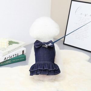 犬服 小型犬 犬用デニム服 マジックテープ着脱...の詳細画像4
