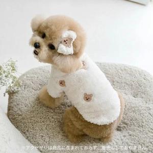 冬 かわいい フリース くまちゃん トップス ...の詳細画像1