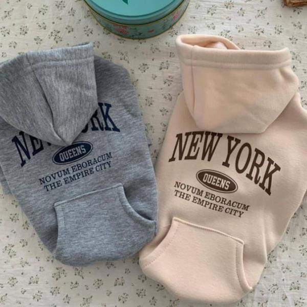 春 犬服 超可愛い! かわいい 春新作 ウィンター 犬服 ロゴ 人気 フーディー 中小型犬 ペットウ...