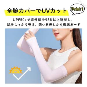 【1000円ポッキリ】アームカバー 日焼け防止...の詳細画像4