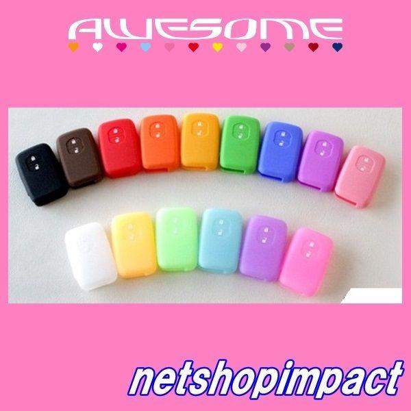 ■12色選択■　オーサムジャパン シリコンスマートキーケース　/　TOYOTA　Bタイプ（2つボタン...