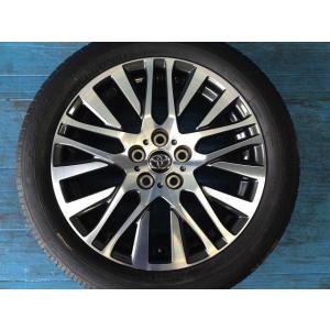 中古 18インチ タイヤ&amp;ホイール 4本セット トヨタ純正アルファード３０ 新品輸入タイヤ 235/...