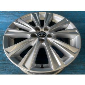中古 18インチ ホイール 4本セット トヨタ純正 アルファード30 シルバー 江戸川店
