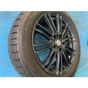 中古 17インチ スタッドレスタイヤ&ホイール 4本セット ウェッズ VELVA