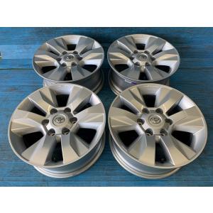 中古 17インチ スタッドレスタイヤ&amp;ホイール 4本セット トヨタ純正 ハイラックス125系 ブリヂ...