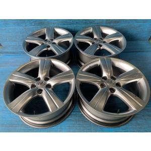 中古 18インチ ホイール 4本セット レクサス純正 GS350 GRS191前期 ガンメタ 江戸川...