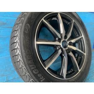 中古 18インチ スタッドレスタイヤ&amp;ホイール 4本セット B-win センターキャップ欠品 ヨコハ...