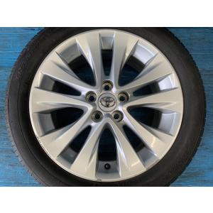 中古 18インチ ホイール 4本セット トヨタ純正 アルファード20 シルバー 江戸川店