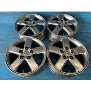 中古 15インチ アルミホイール 4本セット トヨタ純正 ノア／ヴォクシー60系 ガンメタ 江戸川店