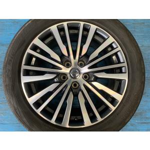 中古 18インチ ホイール 4本セット ニッサン純正 エルグランドE52ハイウェイスター ガンメタポ...