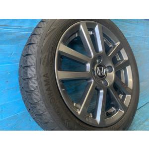 中古 16インチ スタッドレスタイヤ&amp;ホイール 4本セット ホンダ純正 フィット ヨコハマ アイスガ...