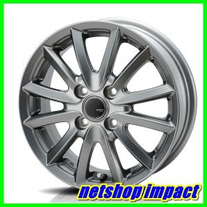 ジャパン三陽 ZACK JP016 15インチ 4H100 4.5J +45 1本 シルバー