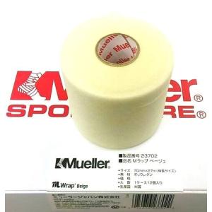 Mueller/ミューラー 23702 Ｍラップ ベージュ 70mm×27m 伸長サイズ レターパックプラスは6個まで可｜netintm