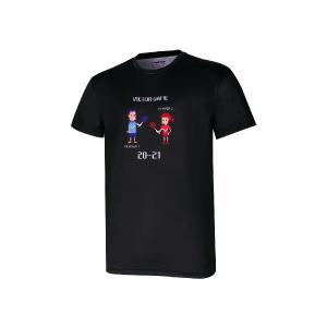 VICTOR T-10029 C ブラック ビクター UNI Tシャツ