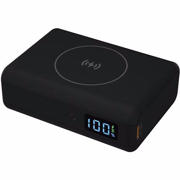モバイルバッテリー PD45W Type-C入出力対応 10000mAh  ワイヤレス充電 PSEマ...