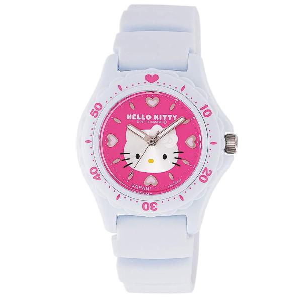 シチズン 腕時計 ハローキティ 防水 ウレタンベルト 日本製 0027N002 ピンク /ホワイト ...