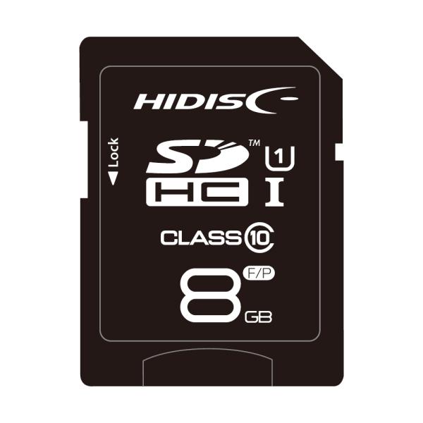 送料無料 SDカード 8GB SDHCカード クラス10 UHS-1/ケース付き HDSDH8GCL...