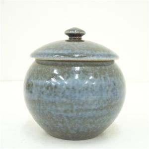 河井透造 呉須蓋物(共箱)の詳細画像3