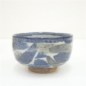 天省山窯 能道造 呉須絵茶碗(共箱)の詳細画像1