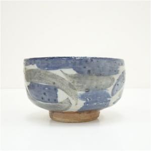 天省山窯 能道造 呉須絵茶碗(共箱)の詳細画像3
