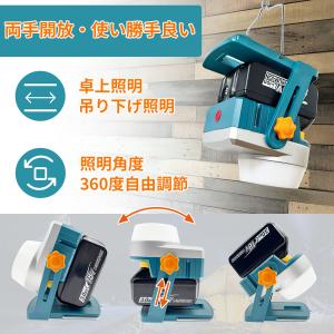 充電式LEDワークライト 1600ルーメン高輝...の詳細画像2