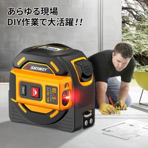 60m遠距離測定 レーザ付きコンベックス レー...の詳細画像3