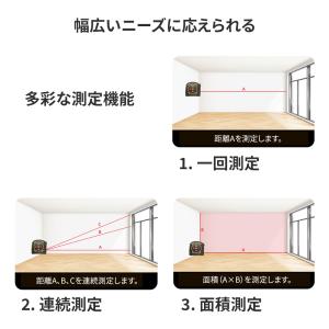 充電式 レーザ付きコンベックス レーザメジャー...の詳細画像5