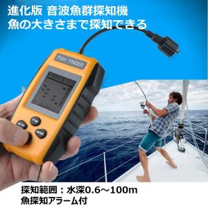 魚群探知機 黄色 音波魚群探知器 tl88e ポータブル携帯型 魚探 100m fishfider 川釣り 海釣り アウトドア ソナー ワカサギ釣り バス釣り フィッシュファインダー 魚群探知機 黄色 音波魚群探知器 tl88e ポータブル携帯型 魚探 100m