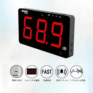デジタル騒音計 騒音測定器 高精度 アラーム搭...の詳細画像1