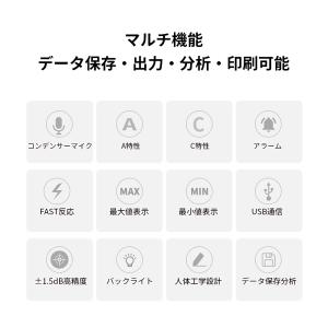 データ記録可能なデジタル騒音計 騒音データの出...の詳細画像1