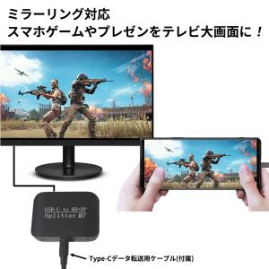 4K対応 USB-C to HDMI+Disp...の詳細画像2