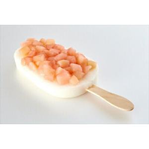 リッチ果実バー 白桃 ３２本 アイス シャーベット 業務用 （北海道・沖縄・離島配送不可）