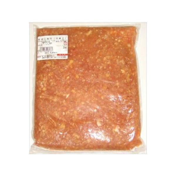 川俣シャモ　軟骨入り挽肉　１ｋｇ（冷凍）   （沖縄・離島配送不可） しゃも鍋にも最適