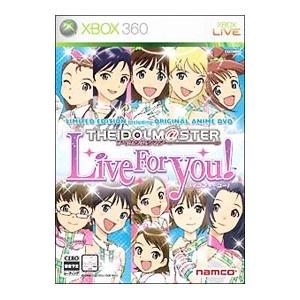 Xbox360／アイドルマスター ライブ フォー ユー！（オリジナルアニメDVD同梱版）