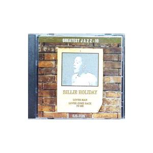 ビリー・ホリデイ／ＧＲＥＡＴＥＳＴ ＪＡＺＺ １０ ＢＩＬＬＩＥ ＨＯＬＩＤＡＹ