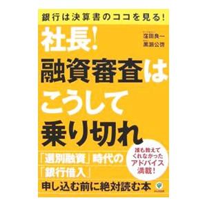 社長！融資審査はこうして乗り切れ／窪田良一