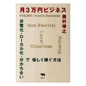 月3万円ビジネス/藤村靖之の商品画像